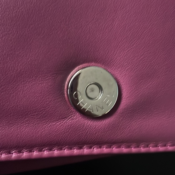 🔥 price drop! Chanel pink Patent Leather Multicolor CC Flap Chain Bag - Picture 15 of 17